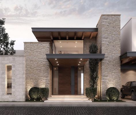 Modern House Facades, Modern Exterior House Designs, Architecture Model House, Entrance Design, Modern Beach House, Minimalist Contemporary, House Front Design, Dream House Interior, Dream House Exterior