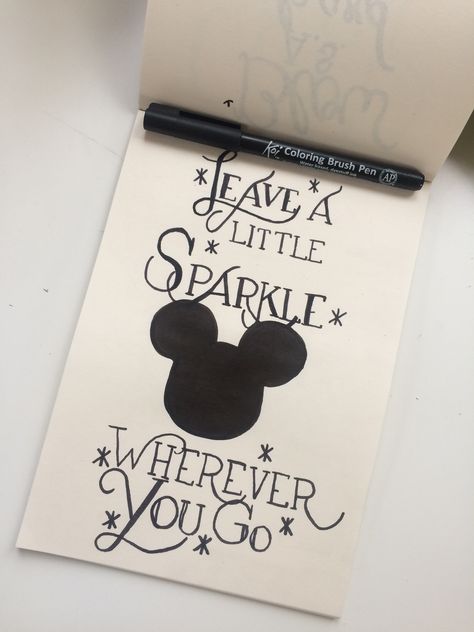 Disney drawing ✨ #disney #drawing #easy #growingupbritish #drawings #bossbabe #sparkles #minniemouse Drawings With Quotes, Coloring Brush Pen, Disney Drawing, Easy Disney Drawings, Disney Cute, Drawings For Boyfriend, Tumblr Drawings, Doodle Quotes, Notebook Drawing