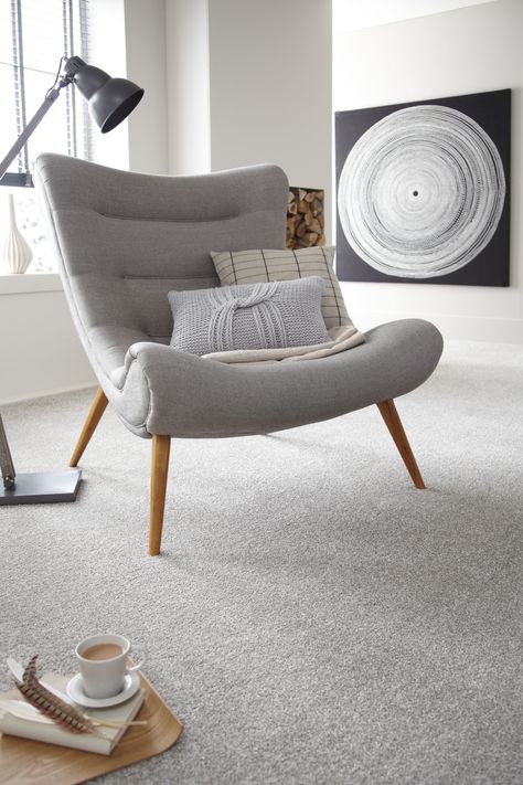 Grey Carpet Living Room, Carpet Trends, Brown Carpet, Neutral Living Room, Beige Carpet, Grey Flooring, Grey Carpet, Soft Carpet, New Carpet