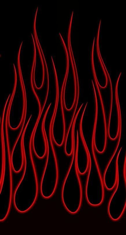 Red Flames, Red Wall, Pinstriping, Red Wallpaper, Collage Wall, Red Aesthetic, Custom Paint, Iphone Wallpapers, Picture Wall