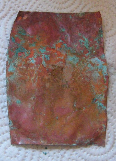 Patina Diy, Sinus Infection Remedies, Copper Dishes, Patina Jewelry, Metal Art Work, Patina Paint, Copper Work, Patina Metal, Aging Metal