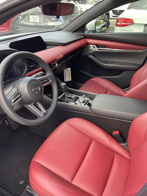 Mazda Cx5 Interior, Mazda 3 Hatch, Mazda Hatchback, Red Interior Car, Mazda Suv, Mazda Mx3, Red Audi, Mazda Cx3, Audi Wagon