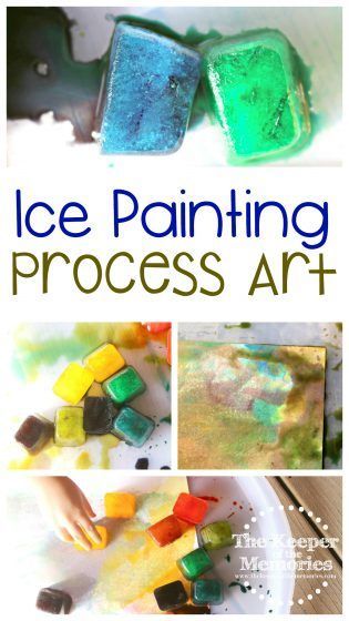 Check out this awesome Ice Painting activity! Talk about something quick & easy to do with your little kids that's perfect for a hot summer day! Don't forget to add it to your next preschool science theme or STEAM center! #kidsactivities #STEAM #preschoolthemes #science Spectacular Science Preschool Theme, Hot And Cold Activities Preschool, Preschool Science Art, Steam Activities Preschool, Math For Toddlers, Preschool Steam, Toddler Math, Ice Painting, Stem Art