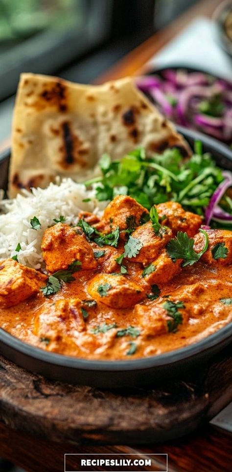 Curry Night Party Ideas, Creamy Chicken Curry, Curry Night, Chicken Tikka Masala Recipes, Masala Sauce, Fluffy Rice, Tikka Masala Recipe, Recipe For Chicken, Cozy Dinner