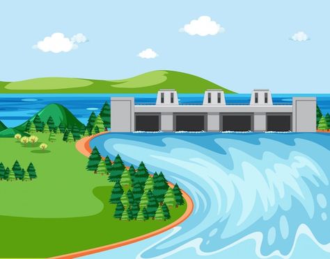 Hydro Power Plant, Dam Construction, Hydroelectric Power Plant, Water Dam, Solar Power Diy, Water Pictures, Environmental Sustainability, Water Waste, Water Powers