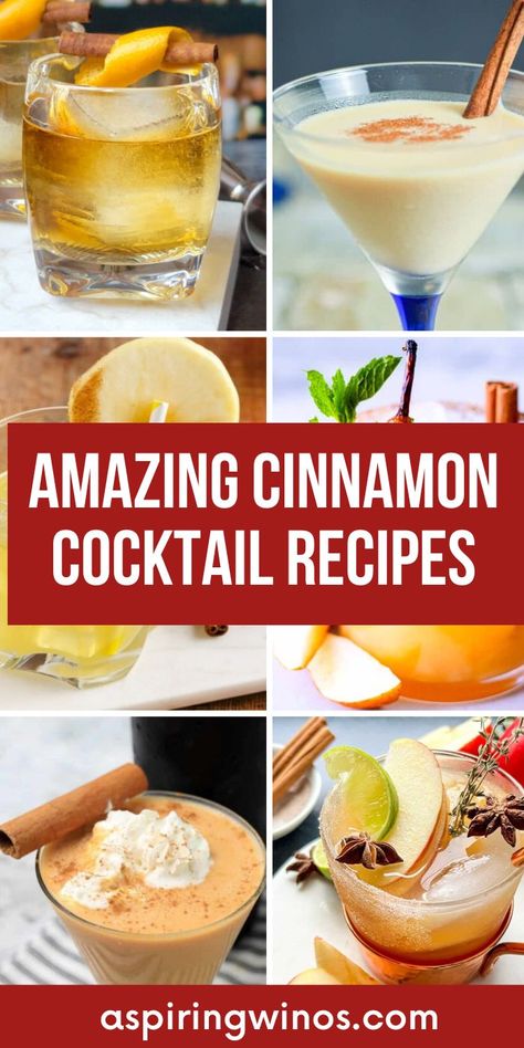 Cinnamon Liquor Drinks, Drinks With Cinnamon Whiskey, Cinnamon Liqueur Recipes, Cinnamon Drinks Alcohol, Cinnamon Schnapps Drinks, Cinnamon Cocktail Recipe, Cinnamon Syrup Cocktail, Cinnamon Vodka Cocktails, Cinnamon Vodka Drinks Recipes