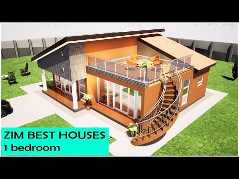 House With Terrace Roof, Small Vacation House Design, Small House Design With Rooftop, Small House With Roof Deck, Bungalow With Roof Deck, Home With Rooftop Deck, Roof Deck Ideas, Vacation House Design, Terrace Design Balcony