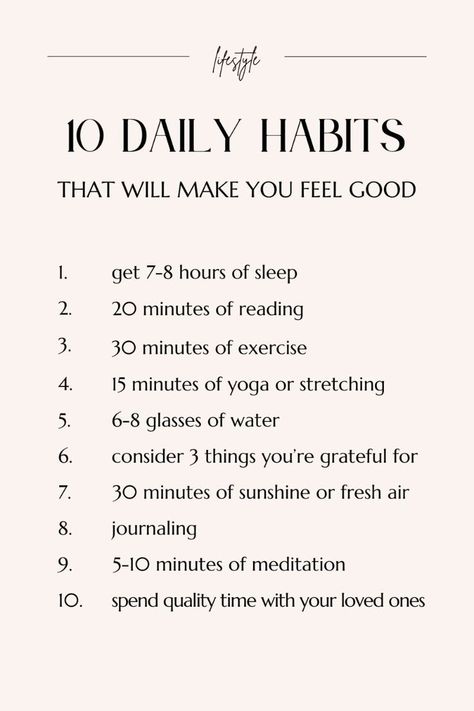 Healthy Habits Daily Countdown, Good Habits To Build, Creating A Habit Quotes, Daily Habits To Change Your Life, How To Improve Yourself Everyday, Health Habits Daily, Creating Good Habits, Good Morning Habits, Self Improvement Habits