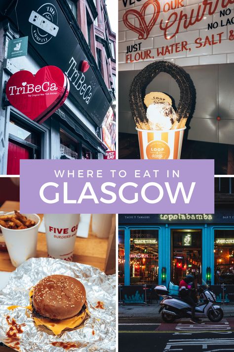 Discover the best places to eat in Glasgow with our guide of over 20 places to eat in the city! #wheretoeatglasgow #wheretoeatinglasgow #glasgowwheretoeat #tribecaglasgow #glasgowrestaurants #bestrestaurantsinglasgow #glasgowscotlandrestaurants #restaurantsinglasgow Glasgow Restaurants, Glasgow Central Station, Glasgow Food, Scottish Tablet, Glasgow Travel, Scotland Food, Scotland Photography, Castles To Visit, Scotland Vacation