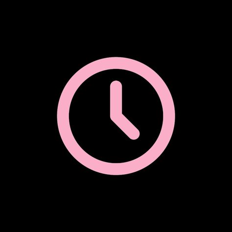 Blackpink App Icon, Black And Pink Icons Apps, Pink Black App Icons, Pink And Black App Icons, Pink And Black Icons, Black And Pink Icons, Clock App Icon, A Wallpaper Letter Love, All Apps Icon