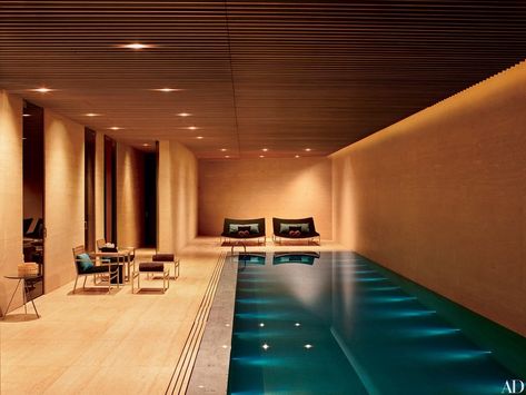 Underground Swimming Pool, Underground Pool, Indoor Pool House, Home Spa Room, Hotel Room Interior, Hampton Home, Indoor Pool Design, Log Home Living, Piscina Interior