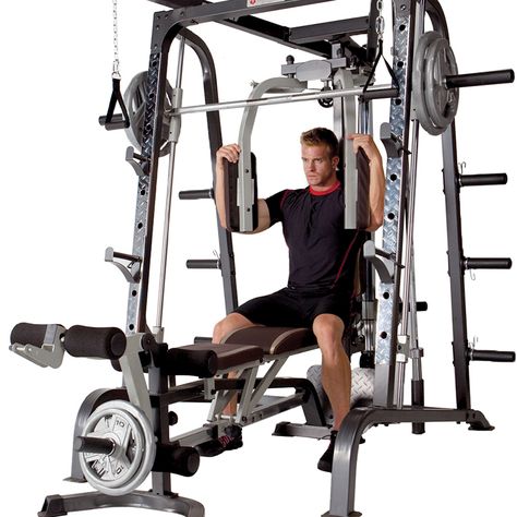 Smith System, Workout Stations, Weight Training Programs, Gym Machines, Best Home Gym, Smith Machine, Home Gym Design, Body Training, Squat Rack