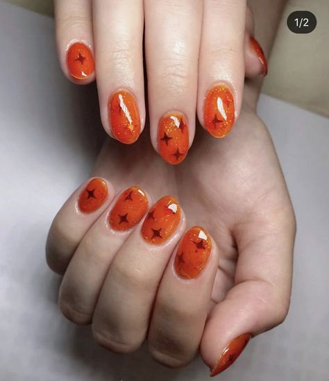 Anime Nails, Nail Art Inspiration, Nails Nail, Maquillaje De Ojos, Nails Inspiration, Dragon Ball Z, Nail Inspo, Dragon Ball, Acrylic Nails