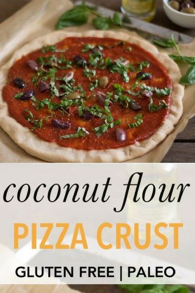 Paleo Coconut Flour Pizza Crust Recipe Coconut Flour Pizza Crust, Paleo Pizza Crust, Nutrition Tracker, Paleo Pizza, Gluten Free Pizza Crust, Coconut Flour Recipes, Pizza Crust Recipe, Pasta Pizza, Easy Paleo