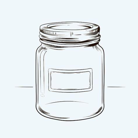 Vector hand draw flower jar | Premium Vector #Freepik #vector #wedding-heart #wedding-typography #wedding-text #vintage-card Jar Sketch Drawings, Jar Sketch, Mason Jar Clip Art, Jar Drawing, Wedding Text, Flower Jar, Wedding Typography, Typography Wedding, Flowers In Jars