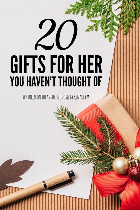 Trying to find a Christmas present for a wife, mother, sister or friend? This holiday gift guide features 20 beautiful ideas, under $50 each. #kenarry #ideasforthehome Christmas Gifts For A Woman, Christmas Gifts For Wives, Wife Present Ideas, Christmas Presents Ideas For Friends, Christmas Gifts For Women Who Have Everything, Best Christmas Gifts For Wife, Diy Christmas Gifts For Wife, Best Christmas Gifts For Her, Christmas Gifts For Her 2023