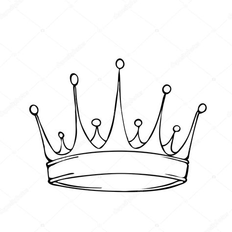 1024x1024 Golden King Crown Stock Vector Crown Outline, King Crown Drawing, King Crown Tattoo, Crown Stencil, King Drawing, Crown Drawing, Crown Tattoo Design, Crown Art, Tattoo Outline Drawing