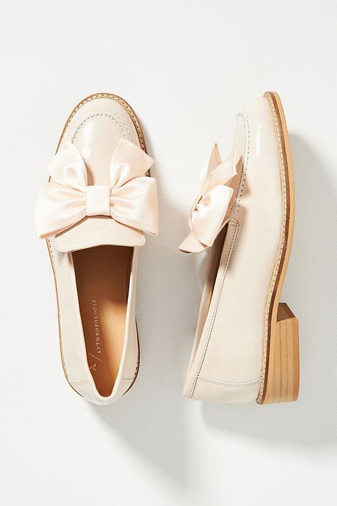 Women's Flats | Peep Toe, Bow & More | Anthropologie Party Flats, Embroidered Flats, Gold Ballet Flats, Black Suede Loafers, Suede Ballet Flats, Anthropologie Shoes, Ankle Strap Flats, Bow Flats, Leather Ballet Flats