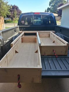 Truck Bed Box, Truck Bed Drawers, Pickup Camping, Truck Bed Organization, Truck Camper Shells, Truck Organization, Truck Bed Liner, Truck Bed Storage, Truck Bed Camping