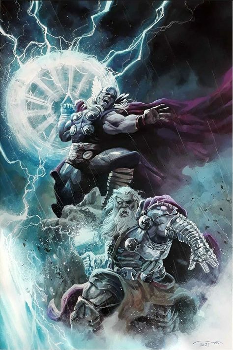 Thor Comic Art, Disneysea Tokyo, Thor God, Arte Viking, Thor Art, Thor Comic, Odin Thor, The Mighty Thor, Marvel Thor