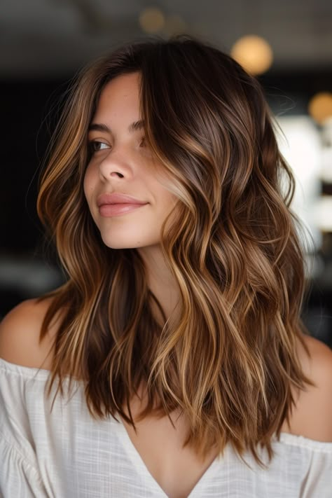 53+ California Brunette Hair Ideas California Brunette Hair, California Brunette, Rambut Brunette, Brunette Hair With Highlights, Spring Hair Color, Brunette Balayage Hair, Brown Hair Balayage, Balayage Brunette, Spring Hairstyles