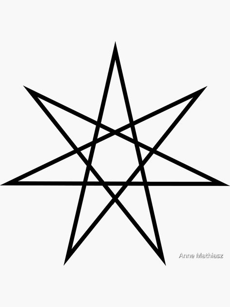 Seven Pointed Star Tattoo, Heptagram Tattoo, Seven Pointed Star, 7 Pointed Star, Star Witch, Fairy Star, Small Star Tattoos, Star Fairy, Tattoo Thoughts