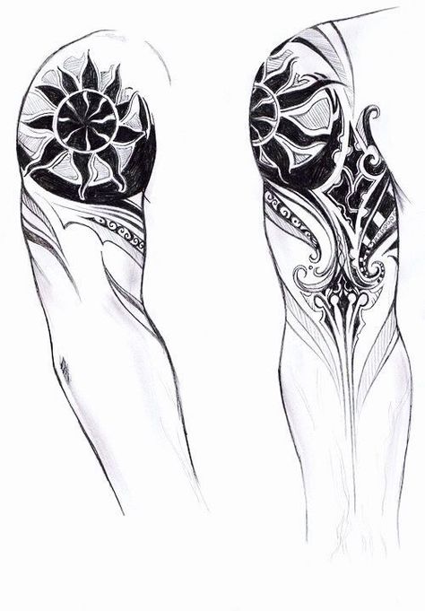 Cool Design Tattoos, Biceps Tattoo, Ornament Tattoo, Tato Maori, Mystical Tattoos, Rune Tattoo, Fantasy Tattoos, Norse Tattoo, Smink Inspiration