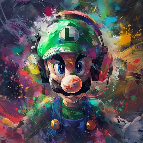 Follow for more freebies like this one! Looking for print quality downloads check out my shop! #AIGeneratedArt #MarioBros #Luigi www.techydiydad.store Luigi Art, Mario Brothers, Super Mario Bros, Mario Bros, Super Mario, Follow For More, Print Quality, Mario, I Shop