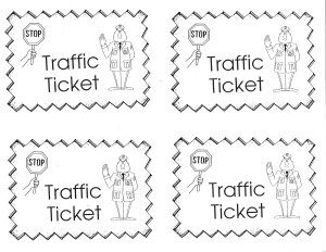 Speeding ticket for kids that run in the classroom. Once issued, they must 'park it' for a few minutes in the designated parking spot. Transportation Kindergarten, Dramatic Play Center Ideas, Play Center Ideas, Speeding Ticket, Dramatic Play Center, Home Day Care, Starting A Daycare, Transportation Activities, Safety Week