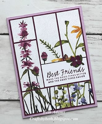 Crafts By Beth, Su Dainty Flowers Cards, Su Dainty Flowers Dsp, Su Dainty Flowers, Dainty Flowers Dsp Stampin Up Cards, Dainty Flowers Stampin Up Cards, Stampin Up Dainty Flowers Dsp, Dainty Delight Stampin Up Cards, Stampin Up Dainty Flowers