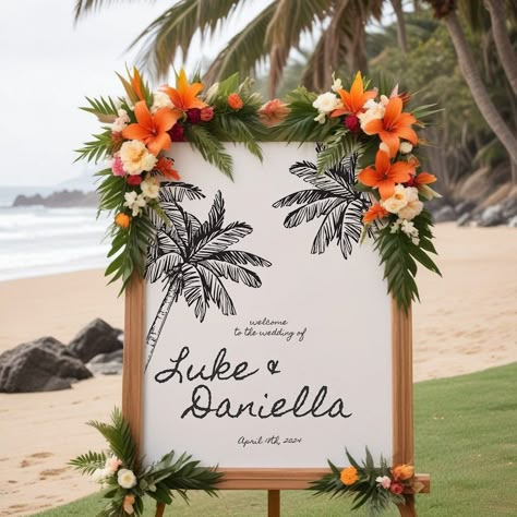 Tropical wedding inspiration