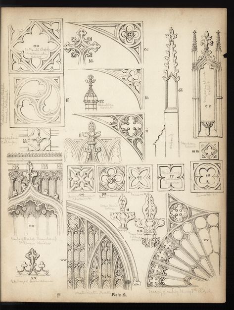 Gothic Ornaments Architecture, Gothic Churches Architecture, Victorian Gothic Architecture, Gothic Medieval Aesthetic, Gothic Architecture Details, Gothic Design Pattern, Gothic Cathedral Drawing, Neogothic Aesthetic, Gothic Architecture Features