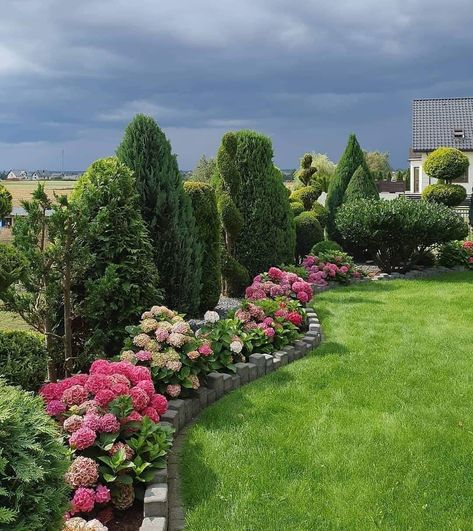 Farmhouse Yard, Have Inspiration, Outdoor Gardens Design, Tall Trees, Home Landscaping, Garden Path, Front Yard Garden, Garden Landscape Design, Landscaping Design