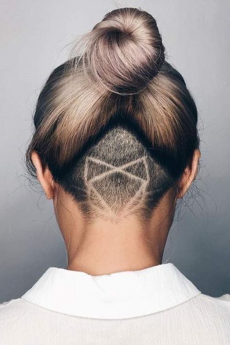 Undercut Hair Designs, Undercut Hair, Undercut Hairstyles Women, Undercut Long Hair, Undercut Designs, Undercut Styles, Shaved Hair Designs, Hair Tattoo, Shaved Undercut