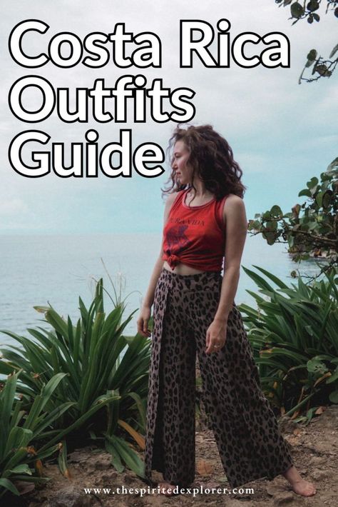 Costa Rica Packing List: Ultimate Guide on Costa Rica Essentials Costa Rica Rainy Season Outfits, Clothes To Wear In Costa Rica, Costa Rica Essentials, Costa Rica In November, Central America Travel Outfit, Tamarindo Costa Rica Outfits, Costa Rica Hairstyles, Costa Rica Outfit Aesthetic, Costa Rican Outfits