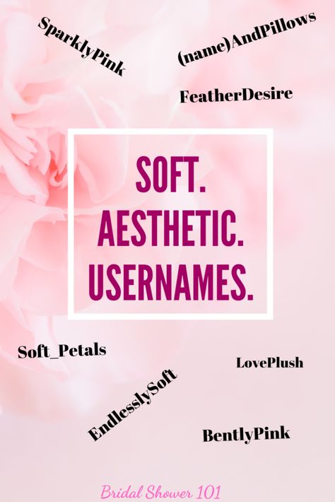 soft aesthetic usernames Flower Username Ideas, Photography Usernames, Girl Usernames, Cute Usernames For Instagram, 70 Aesthetic, Japanese Names And Meanings, Aesthetic Names For Instagram, Usernames For Instagram, 50 Aesthetic