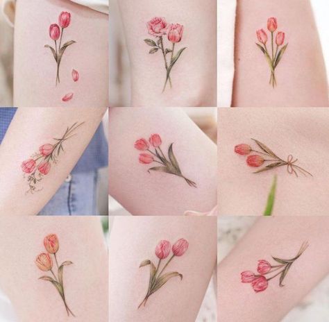 Bird Hand Tattoo, Small Lotus Tattoo, Zelda Tattoo, Tulip Tattoo, Ankle Bracelet Tattoo, Mommy Tattoos, Petite Tattoos, Small Hand Tattoos, Arm Tattoos For Women