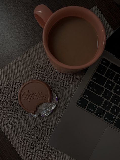 Milka Aesthetic, Coffee Wallpapers, Coffee Wallpaper, My Aesthetic, Comfort Food, Wallpapers, Coffee, Tableware, Quick Saves