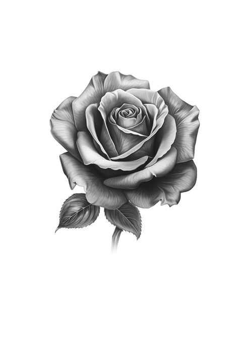 Realism Rose Tattoo Design, Rose Tattoo Cover Up Ideas, Realistic Rose Drawing, Rose Tattoo Cover Up, Realistic Flower Tattoo, Lion Art Tattoo, Realistic Rose Tattoo, Rose Reference, Rose Drawing Tattoo