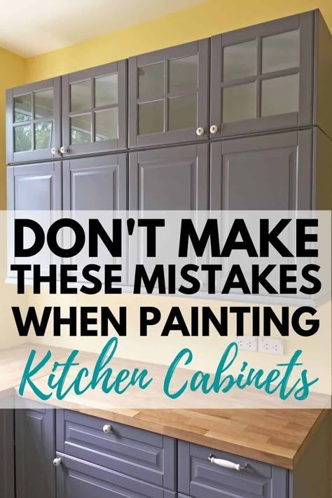 Save money by skipping the expensive kitchen renovation by using this step by step tutorial on how to paint kitchen cabinets for a smooth finish. This is a budget-friendly way to makeover your kitchen #kitchen #cabinets #painting# budget #DIY Diy Kitchen Cabinets Makeover, Painting Kitchen Cabinets White, Diy Kitchen Cabinets Painting, Paint Kitchen Cabinets, Kitchen Diy Makeover, Diy Kitchen Renovation, Paint Kitchen, Painting Kitchen, Kitchen Cabinets Makeover