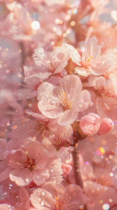 Pink sakura drop photo chandelier outdoors blossom. | free image by rawpixel.com / Bambamfefe Sakura Cherry Blossom Wallpaper, Pink Aesthetic Wallpaper Iphone Collage, Sakura Wallpaper Blossoms, Pink Cherry Blossom Aesthetic, Sakura Flower Aesthetic, Photo Chandelier, Cute Pc Wallpaper, Cherry Blossoms Aesthetic, Cherry Blossoms Background