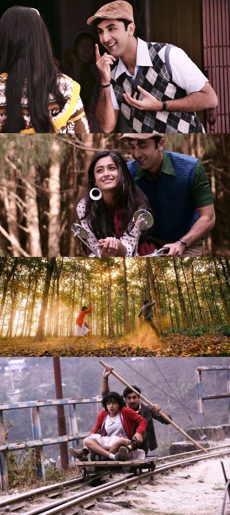 2010 Bollywood Aesthetic, Barfi Movie Aesthetic Wallpaper, Barfi Movie Wallpaper, Barfi Movie Quotes, Barfi Movie Aesthetic, Barfi Movie, Vintage Bollywood Aesthetic, Bollywood Aesthetic, Bollywood Music Videos