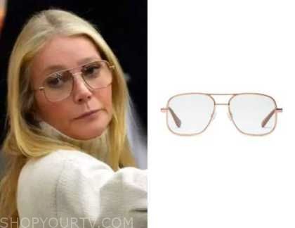 Celebrity Fashion: Gwyneth Paltrow’s Glasses | Fashion, Clothes, Outfits and Wardrobe on | Shop Your TV Celebrity Glasses, Gwyneth Paltrow Glasses, Gwyneth Paltrow Necklace, Gwyneth Paltrow Gold Necklace, Gwyneth Paltrow Trial, Gwenyth Paltrow Great Expectations, Celebrities With Glasses, Gwyneth Paltrow Style, Aviator Glasses