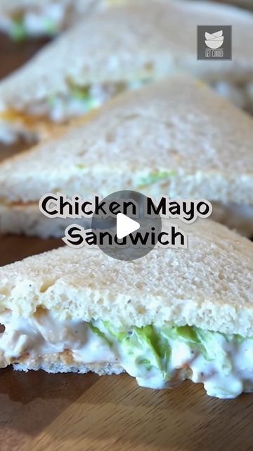 Get Curried on Instagram: "Chicken Mayo Sandwich is a simple yet delicious Tiffin Recipe. It is extremely creamy and gives Sandwich, a different twist. It goes well with Crispy Potato Chips and Tomato Ketchup.

Ingredients:
(Serves 2)
- 1 tbsp Olive Oil 
- 1 tsp Garlic Paste 
- 250 gms Chicken(boneless)
- 1/4 tsp Black Pepper Powder
- Salt
- 6 Bread Slices 
- Butter
- Tomato Ketchup
- Mustard Sauce
- Lettuce Leaves(chopped)
Ingredients For Dressing:
- 1 cup Mayonnaise
- 1/4 cup Cream 
- Black Pepper Powder
- 1/4 tsp Garlic Paste
Method:
1. Heat olive oil in a pan, and add garlic paste
2. Mix it and add boneless chicken, black pepper powder, salt 
3. Mix the spices and chicken; cover it and let it cook for around 10 minutes 
4. Now, take mayonnaise in a bowl, and add cream, black pepper pow Chicken Paste For Sandwich, Chicken Black Pepper, Chicken Mayo Sandwich, Crispy Potato Chips, Filled Bread, Chicken Mayo, Mayo Chicken, Mayo Sandwich, Tiffin Recipe