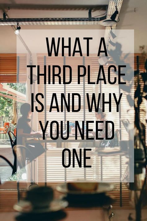 In this day and age, especially among us Zillennials, many of us spend the majority of our time in two different places; home and work. But this creates a problem for many people, and it causes them to seek another place in their lives where they can escape from the redundancy of seeing the same place every day. This issue brings up the third place theory and why it has become a vital part of many societies across the globe. So today, we’re going to discuss what a third place looks like and ways Space Theories, Health Bulletin Boards, Third Space, Space Quotes, Place Quotes, Health Tattoo, Growth Mindset Posters, Health Articles Wellness, College Advice