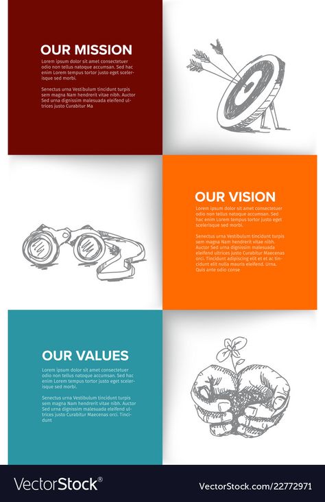 Mission Values Vision, Vision Values Mission, Mission Values Vision Design, Mission Statement Design Graphics, Vision Statement Design, Company Vision And Mission Design, Company Mission Statement Design, Mission And Vision Design Template, Vision Mission Values Design