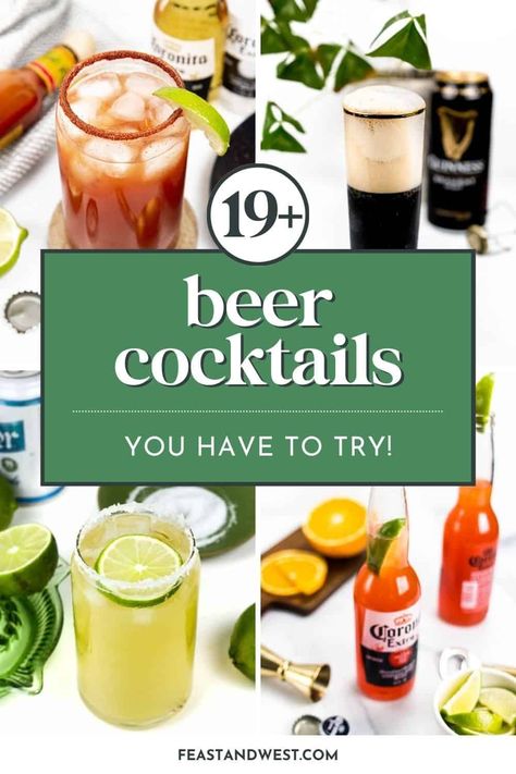 Say cheers to beer cocktails! Discover creative recipes for the perfect hop-infused libation, from refreshing shandies to unique blends. Beer Cocktail Recipes, Beer Shot, Beer Cocktail, Beer Pairing, Pumpkin Beer, Summer Beer, Cider Making, Creative Recipes, Shakes Drinks