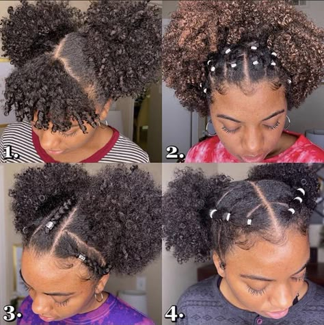 It’s the natural hair versatility for us 😍. Check out 40 more easy natural hair styling ideas for Black women. Hair Styles Afro Natural, Natural Hairstyles For Afro Hair, Natural Hair Styles Black Women Short, Hairstyles For Afro Hair Ideas, Natural Hairstyles For Back To School, Natural Easy Hairstyles For Black Women, Easy Hairstyles For Natural Black Hair, Quick Hair Styles Black Women, Natural Hair Braids For Black Women