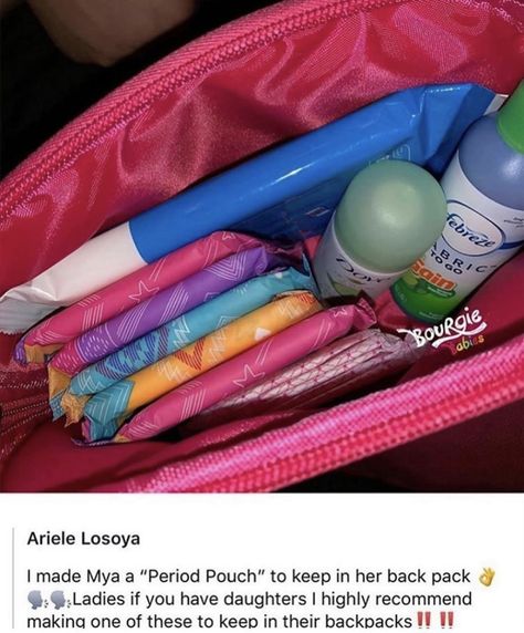 Emergency Kit For Girls, Pretty School Supplies, Period Kit, Period Hacks, Purse Essentials, Keto Lifestyle, Body Hacks, Girl Tips, Glow Up Tips