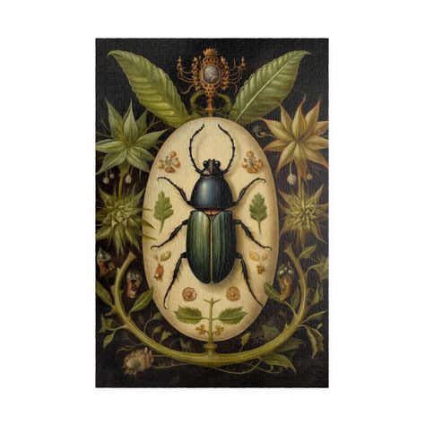 Beetle Poster, Butterfly Botanical, Vintage Beetle, Berlin Home, Entomology Art, Cow Paintings, Beetle Art, Beetle Insect, Dutch Women